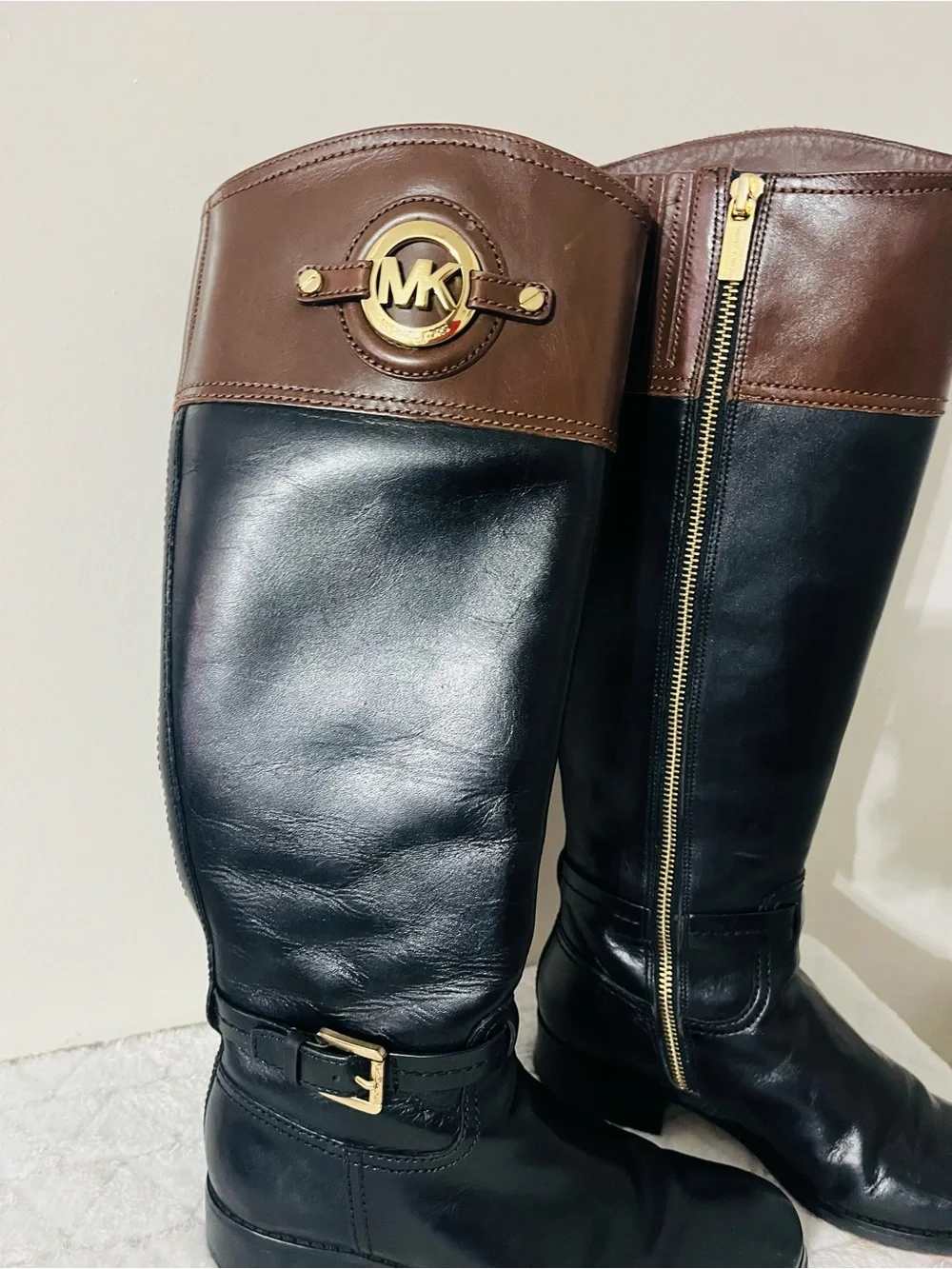 Michael Kors Stockard Leather Tall Riding Boot 5.5M